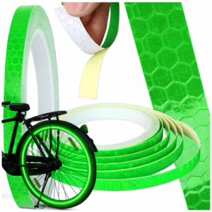 Reflextejp Grön 8m Självhäftande – Reflexband för Cykel, Bil & MC 1cm