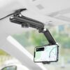 Multifunktionell hållare för mobiltelefon med 360° rotation – för solskydd, bord