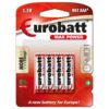 Sinkkloridbatterier AAA – 4-pakning blister (BR3-BP4) Max Power Super Heavy Duty