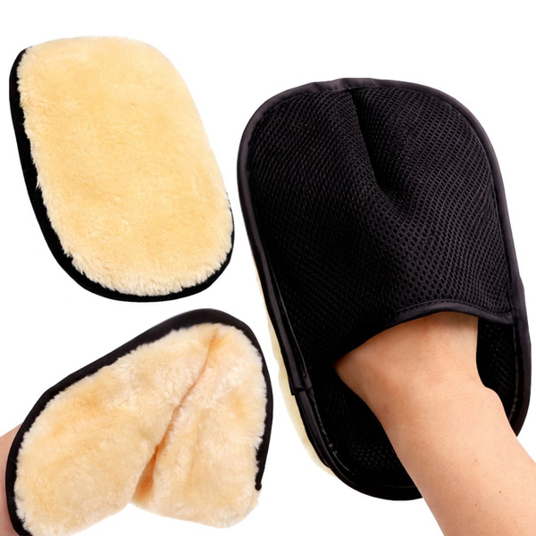 Mikrofiber vaskehanske til bil – skånsom bilvask og detailing for lakk, felger og glass