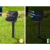 Solcellsdriven ljusslinga 20 led flerfärgad – 4,5m trädgårdsbelysning med skymningssensor & 8 ljuslägen
