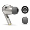 Silikon Ear Tips för Samsung Galaxy Buds3 Pro – Svart L med Tryckavlastningshål