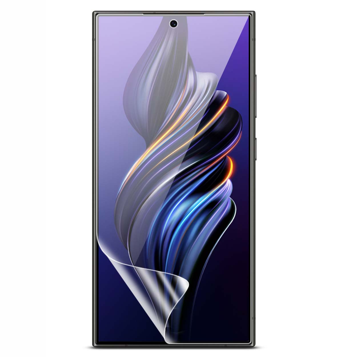 Skjermbeskytter til samsung galaxy s25 ultra – hydrogel tpu-film, hd-klar, ripefast og boblefri