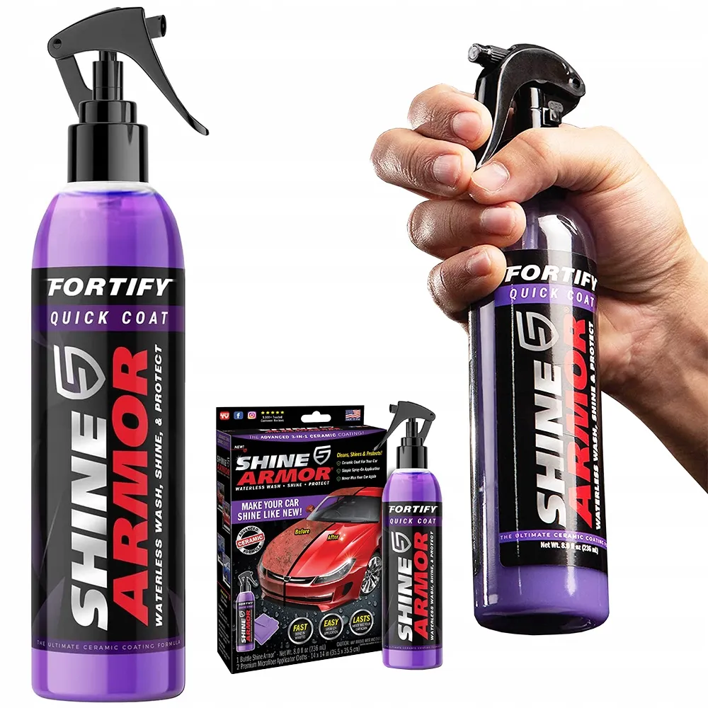 Keramisk spraywax 3-i-1 for bil – lakkbeskyttelse med glans og hydrofob effekt 230 ml