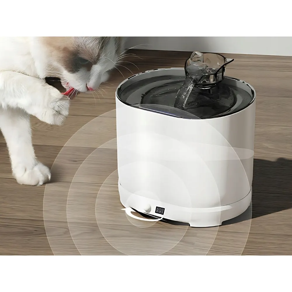 Vattenfontän för katt & hund – automatisk vattenskål 2,2 l med rörelsesensor - bild 3