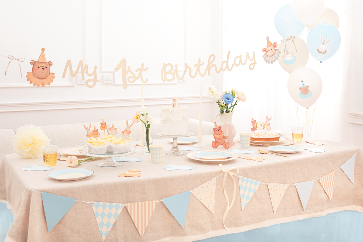 Baby födelsedagsbanner my 1st birthday – 154 cm - bild 3