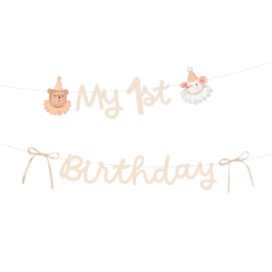 Baby Födelsedagsbanner My 1st Birthday – 154 cm