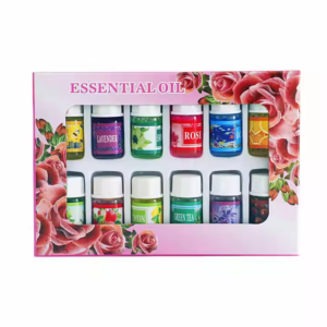 Doftolja Set 12-pack – Aromatiska Oljor för Diffuser & Luftfuktare