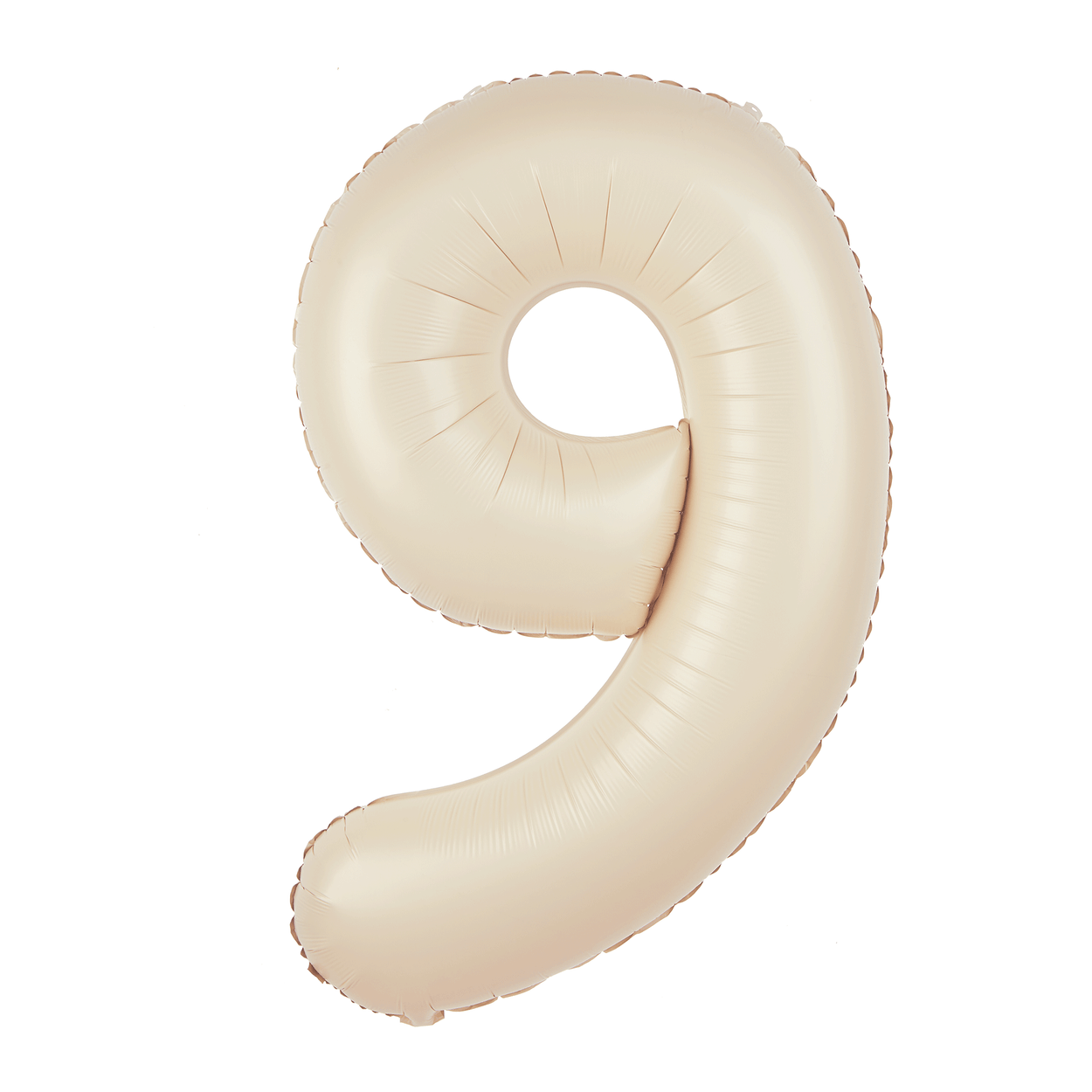 Folieballong siffra 9 kräm beige 100 cm