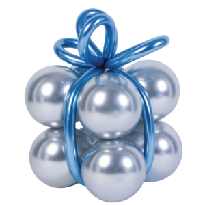 Presentballonger Silver Chrome – 13 delar