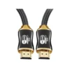 Hdmi 2. 1 ultra high speed kabel 8k@60hz, 4k@120hz guldpläterad 2m