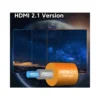 Hdmi 2. 1 ultra high speed kabel 8k@60hz, 4k@120hz guldpläterad 2m