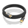 Hdmi 2. 1 ultra high speed kabel 8k@60hz, 4k@120hz guldpläterad 2m
