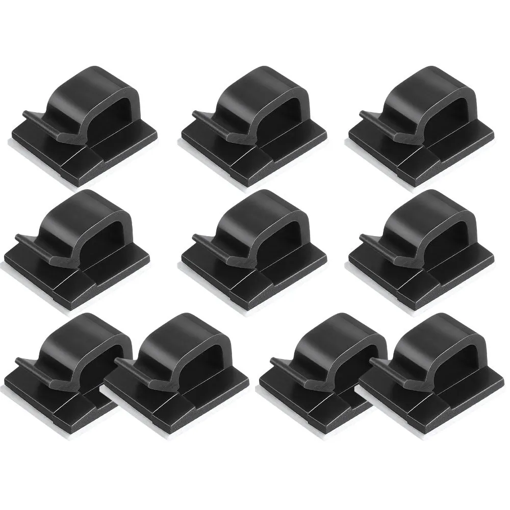 Kabelorganiserare - 10-pack klämhållare för sladdar - bild 6