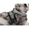 Mjukt och tryckfritt hundsele med reflexdetaljer xl grå