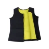 Neoprene slimming sauna vest midjetränare för män svart m