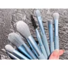 Professionellt set med 8 ögonmakeupborstar & ögonbrynsborstar med etui