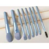 Professionellt set med 8 ögonmakeupborstar & ögonbrynsborstar med etui
