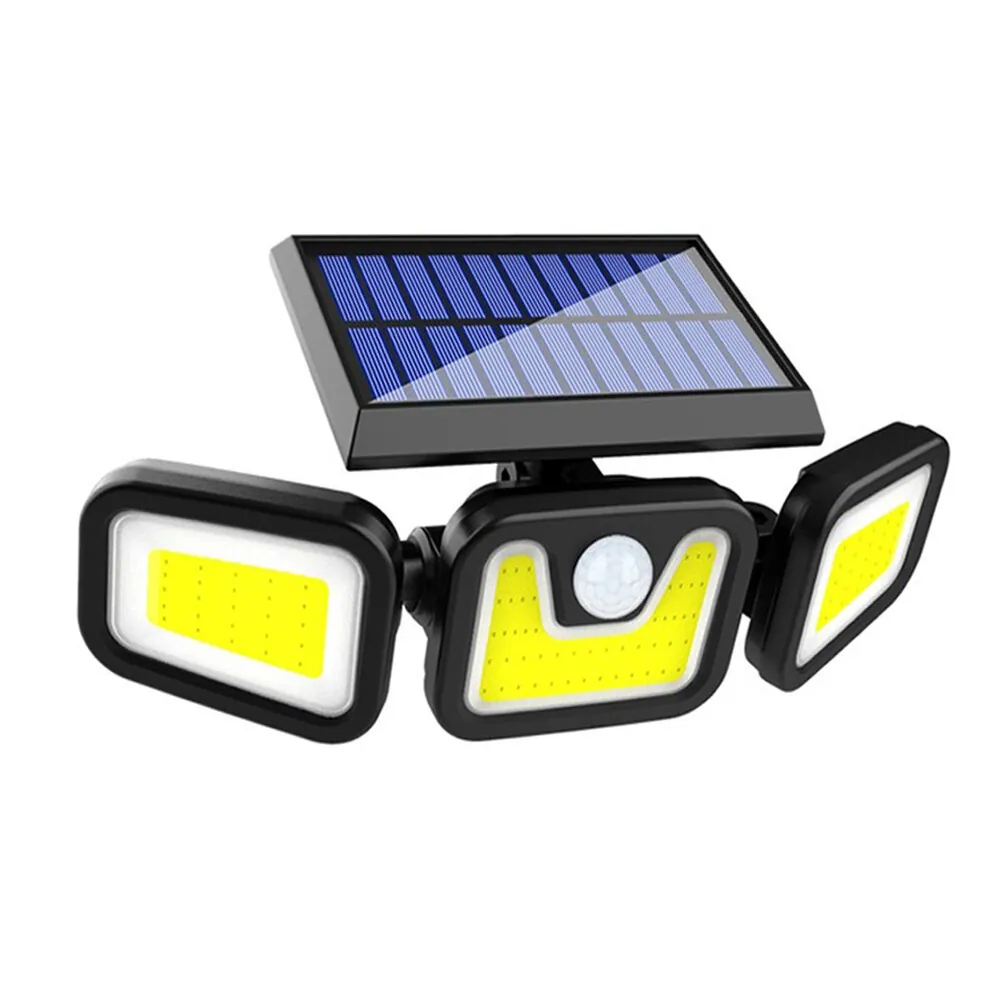 Solcellsdriven spotlight med rörelse- och skymningssensor, extra solpanel - bilde 8