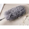Teleskopisk dammvippa i mikrofiber 35–83 cm grå