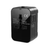 Universal reiseadapter med 2x usb – internasjonal reiseplugg for asia, uk, eu, us og aus