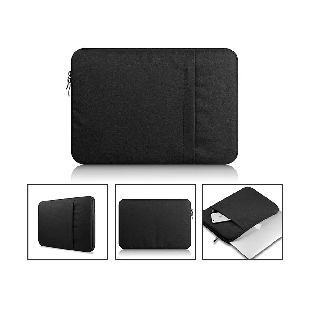Universellt laptopfodral 15,6" stöttåligt och vattenskyddat svart - bild 3