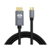 Usb-c till hdmi-kabel 4k uhd 60hz – 1,8 m adapterkabel för tv, skärm & projektor
